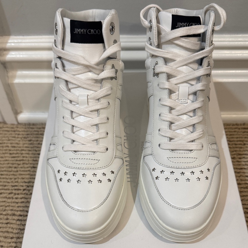 Jimmy Choo White Sneakers size 9